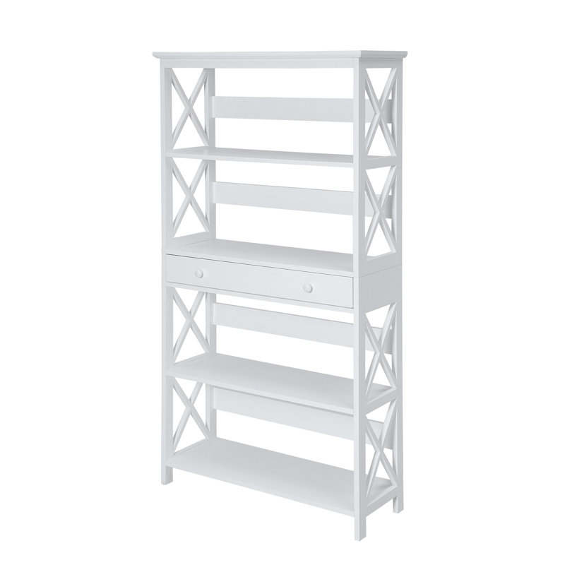 Beachcrest Home Gracelynn 5 Tier Standard Bookcase & Reviews Wayfair